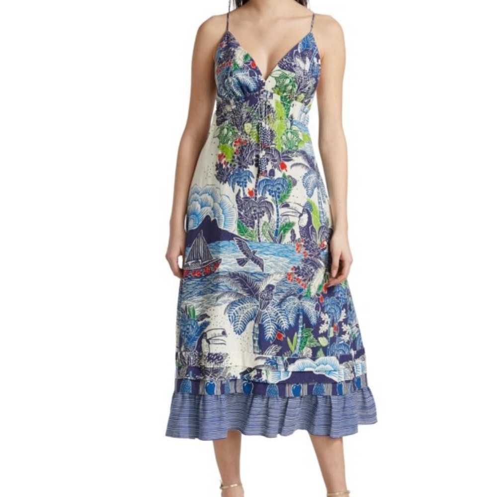 Farm Rio midi dress